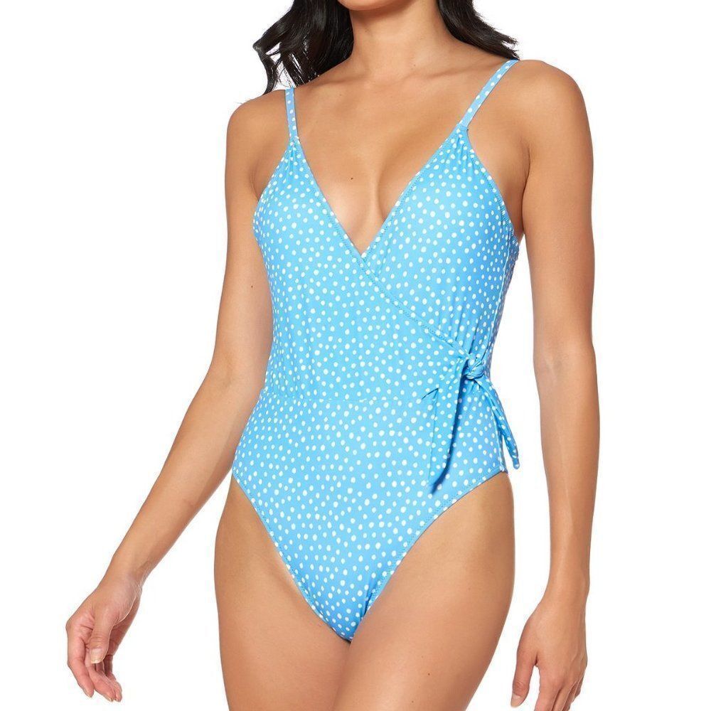 NEW Jessica Simpson On the Spot Side-Tie 1-Piece